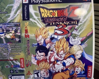 Dragon Ball Z Budokai Tenkaichi 3 (Sony Playstation 2) Custom Case & Insert  only