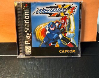 MegaMan X 4 ESTUCHE DE REPRODUCCIÓN Sin Disco Ps1