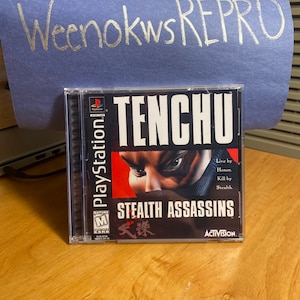 Tenchu Stealth Assassins REPRODUCTION CASE No Disc ps1