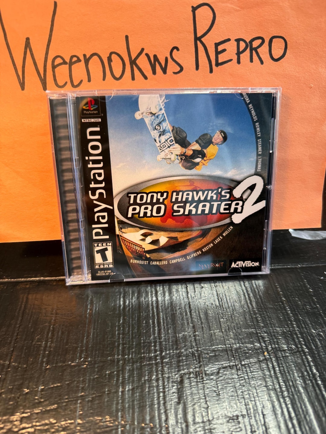 Tony Hawks Pro Skater 2 REPRODUCTION CASE No Disc Ps1 - Etsy