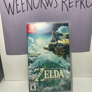 Estuche de reproducción de The Legend of Zelda Tears of the Kingdom. ¡No hay juego! Nintendo Switch