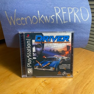 Driver 1 REPRODUCTION CASE No Disc ps1