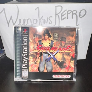Soul Blade REPRODUCTION CASE No Disc! Ps1