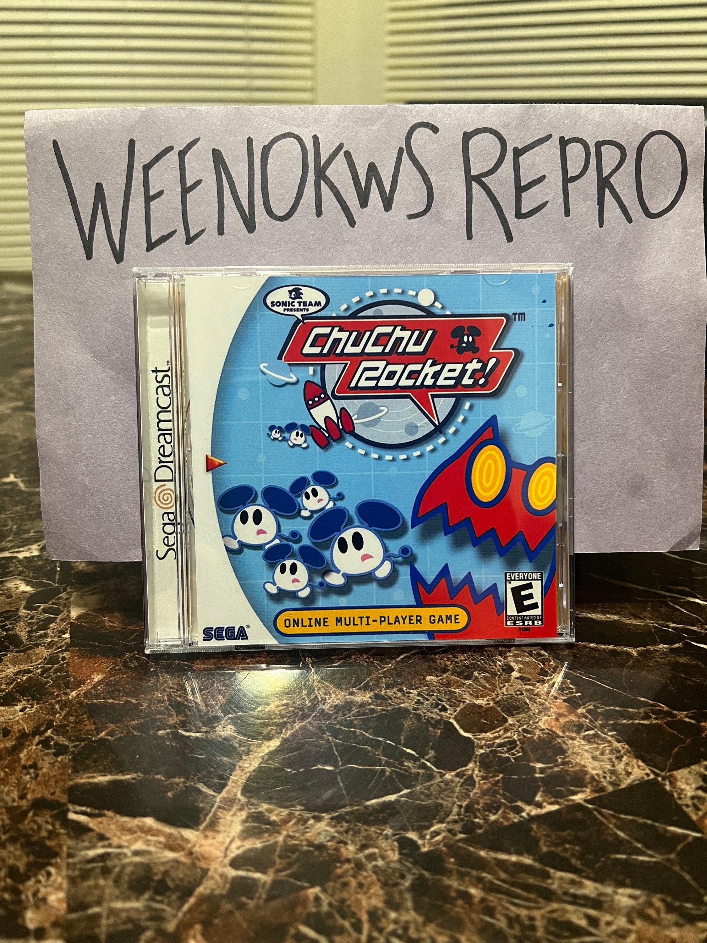 Chuchu Rocket! REPRODUCTION CASE No Game! Dreamcast - Etsy
