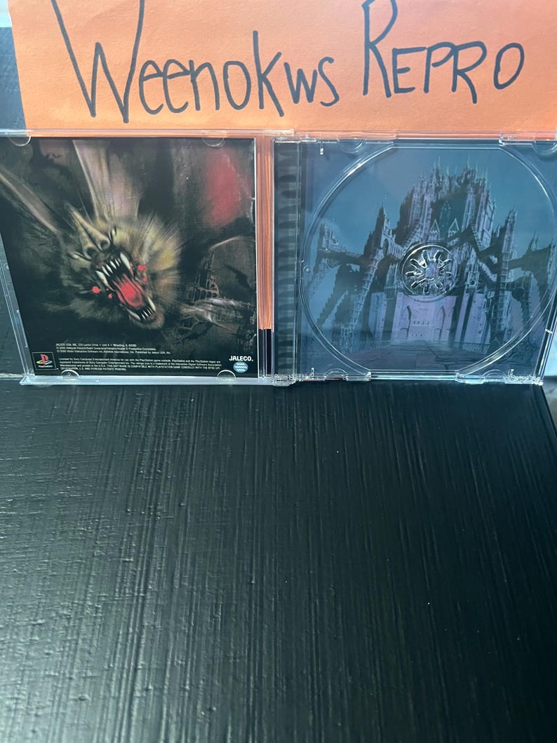 Vampire Hunter D REPRODUCTION CASE No Disc! Ps1 image 3