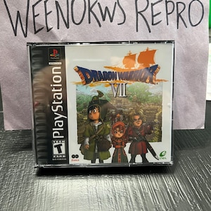 Dragon Warrior 7 VII REPRODUCTIEHOESJE Geen schijf! Ps1