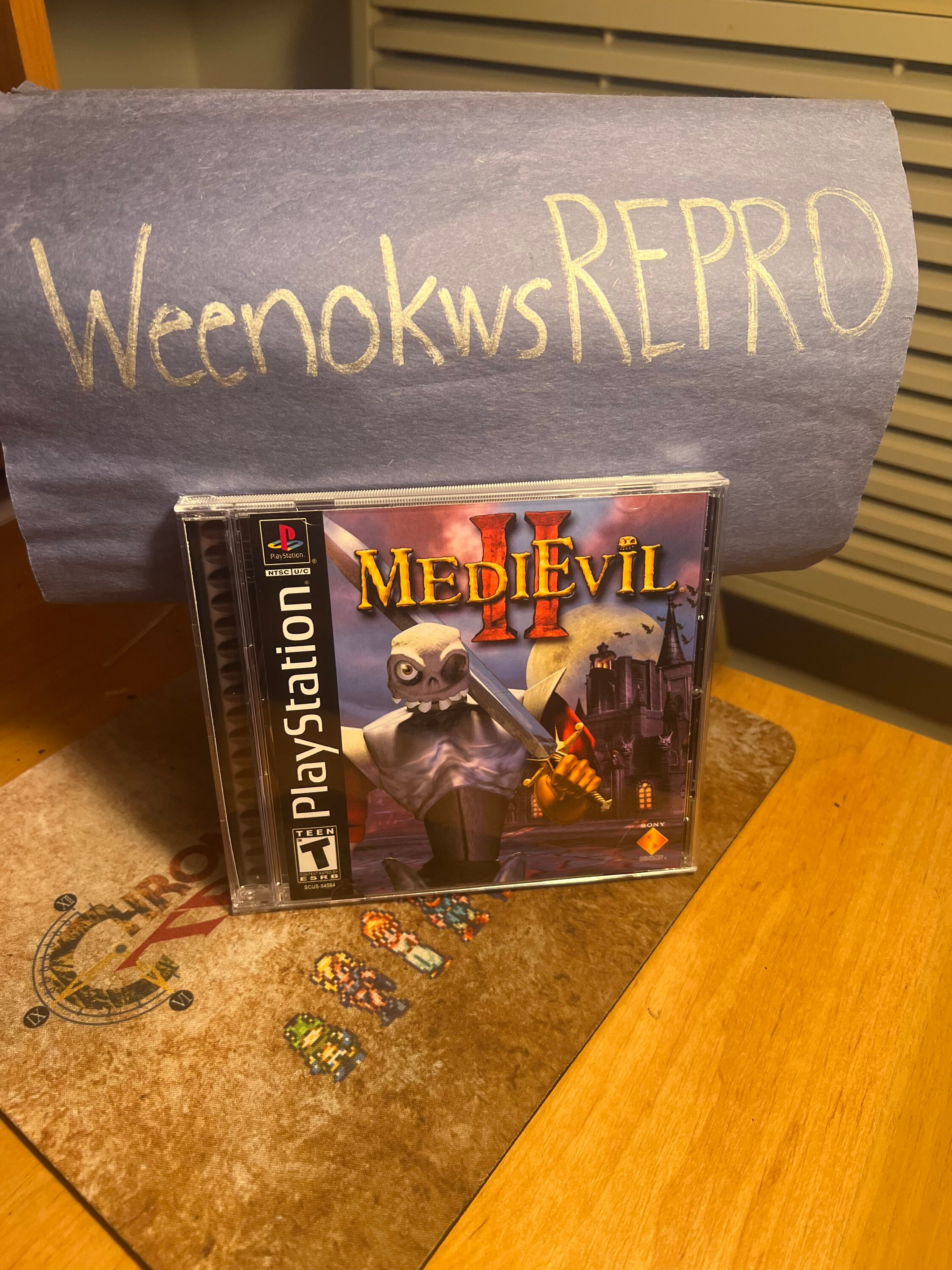 Medievil 2 II REPRODUCTION CASE No Game Ps1 Etsy