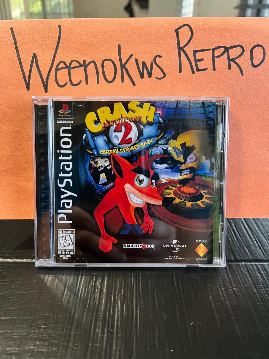 クラッシュ・バンディクー2 コルテックスの逆襲 復刻版 ケースなし PS1