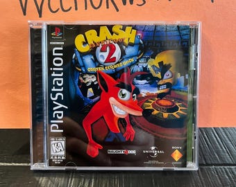 Crash Bandicoot 2: Cortex Strikes Back käytetty (PS1) Black Label CIB