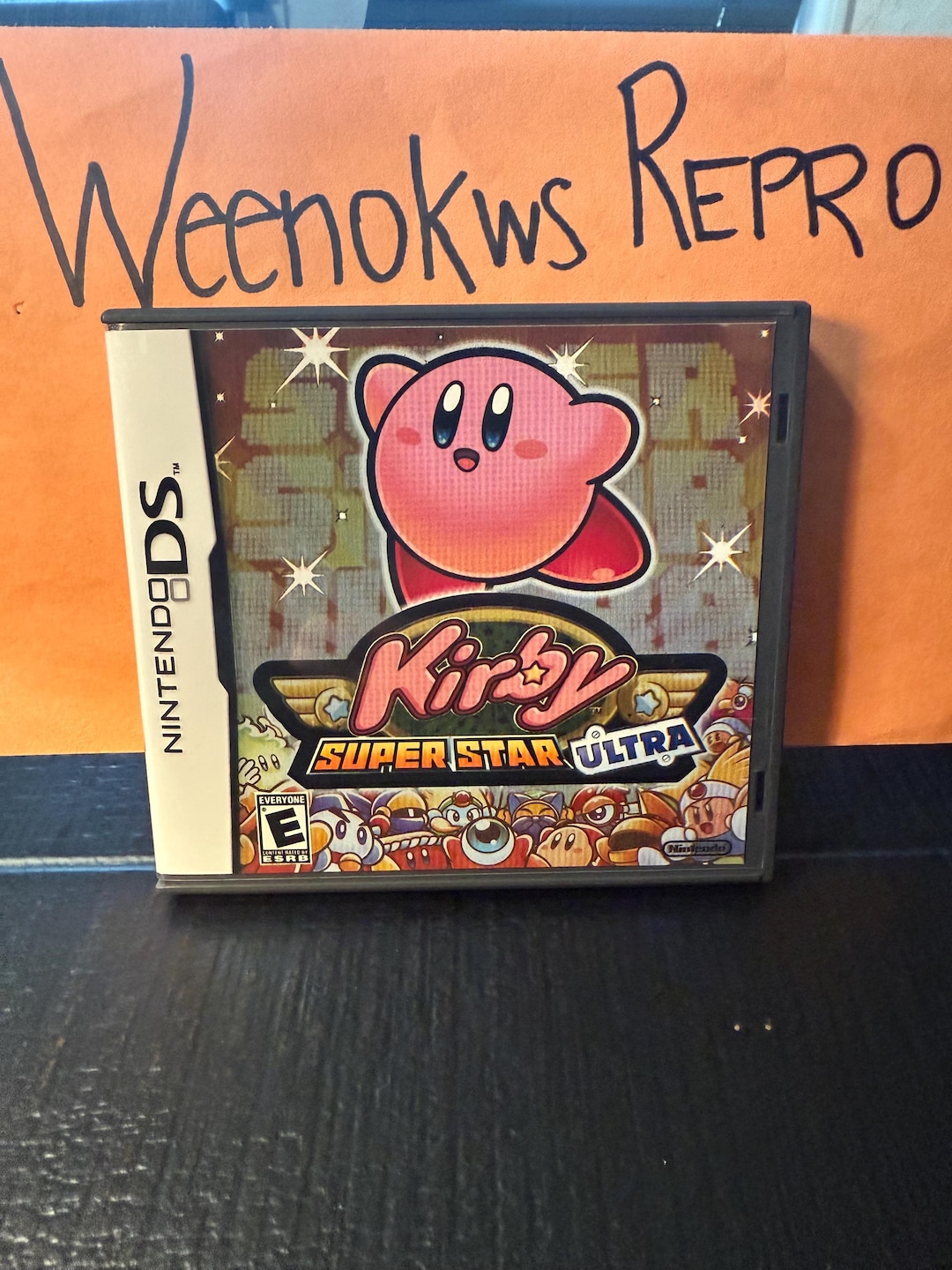 Kirby Superstar Ultra REPRODUCTION CASE No Game! Nintendo DS UK