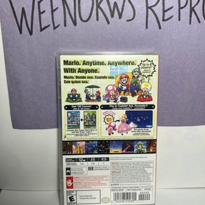 New Super Mario Bros. U Deluxe REPRODUCTION CASE No Game! Nintendo ...