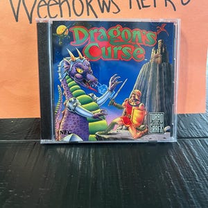 Dragon’s Curse REPRODUCTION case No Game ! Turbografx 3D printed