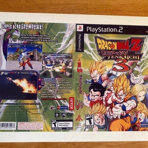 Dragon Ball Z Budokai Tenkaichi 3 REPRODUCTION ART Only No Disc No Case Ps2 image 1