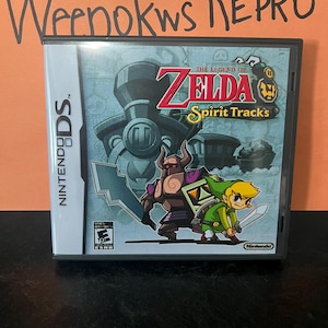 The Legend of Zelda Spirit Tracks REPRODUCTION CASE No Game! Nintendo Ds