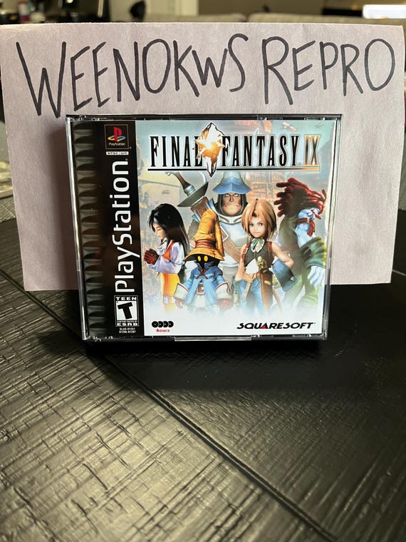 Final Fantasy IX 9 REPRODUCTION CASE No Disc! Ps1 FF9 - Etsy