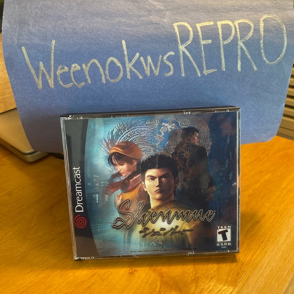 Shenmue REPRODUCTIE CASE Geen schijf Dreamcast