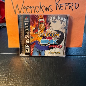 Capcom Vs. SNK Pro REPRODUCTION CASE No Disc!! Ps1