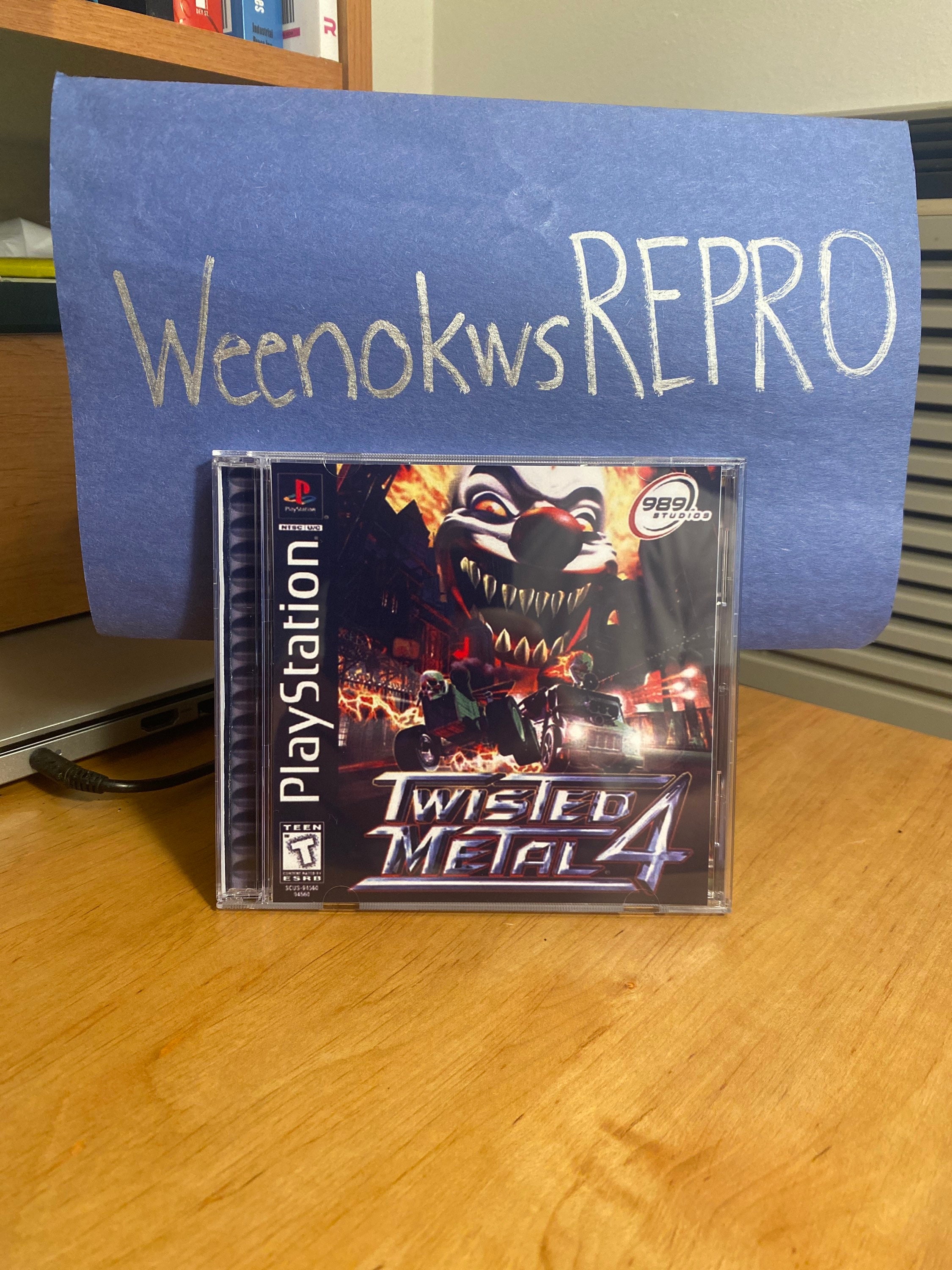 EMPTY REPLACEMNT CASES Twisted Metal Collection 1 2 3 4 5 Sony Playstation  1 PS1