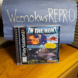 In the Hunt REPRODUCTION CASE No Disc! Ps1
