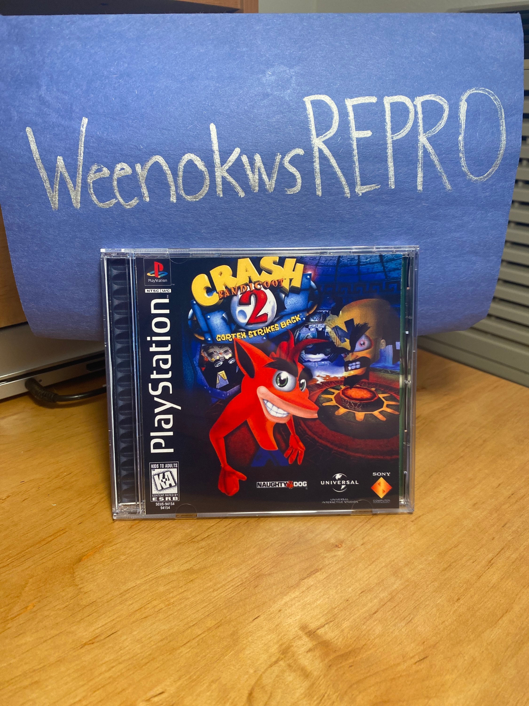 Crash Bandicoot 2:Cortex Strikes Back Playstation 1 PS1 Game For Sale