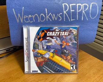 Crazy taxi 1 REPRODUCTION CASE No Disc Dreamcast