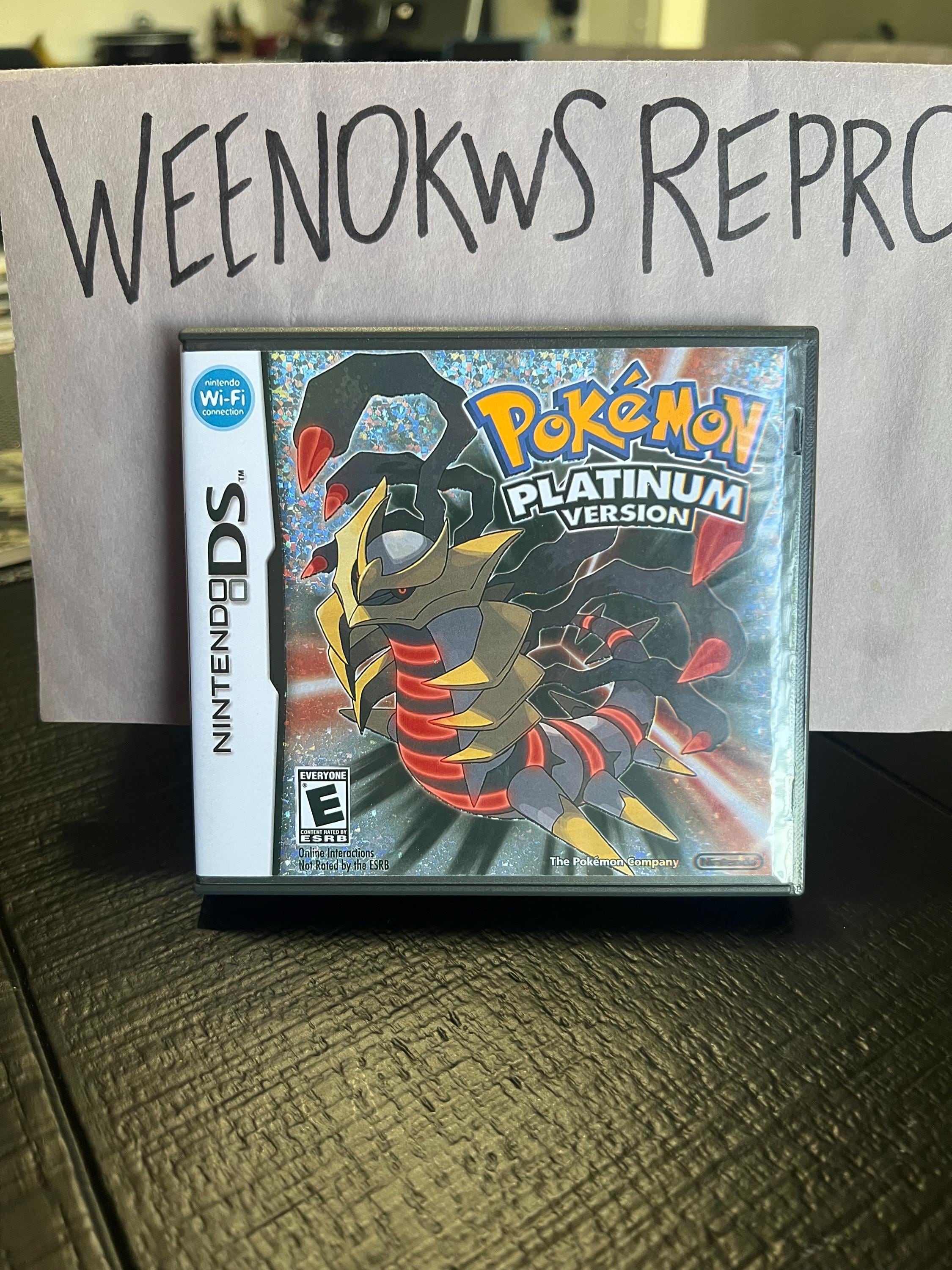 ポケットモンスター プラチナバージョン 復刻版ケース No Game