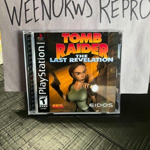 Tomb Raider 4 The Last Revelation REPRODUCTION CASE No Disc ps1