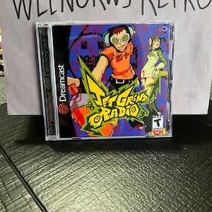 Jet grind radio as REPRODUCTION Case No Game Dreamcast