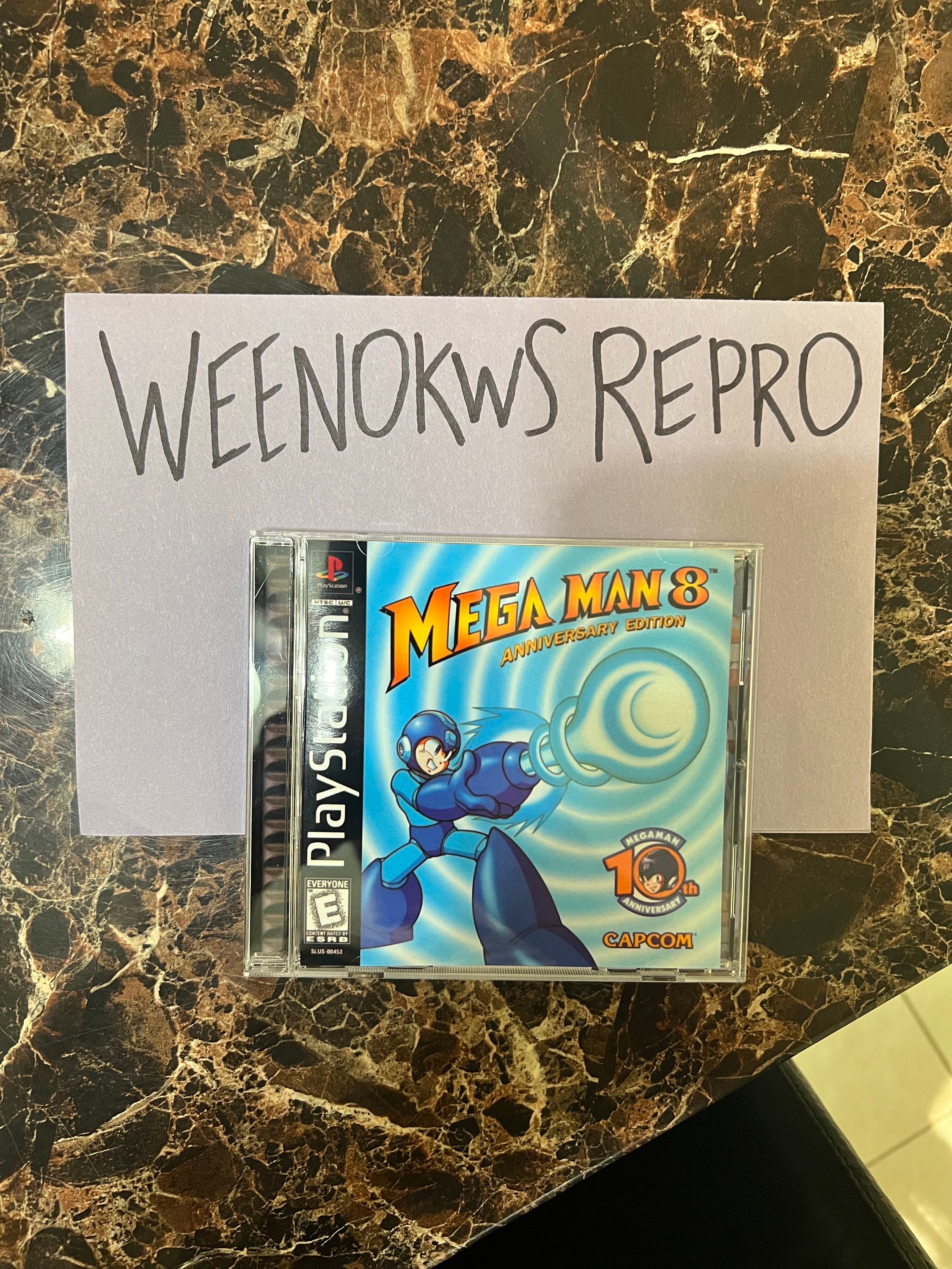 MegaMan 8 ESTUCHE DE REPRODUCCION Sin Disco Ps1