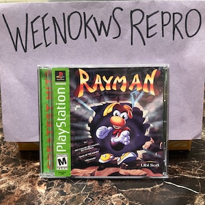 Rayman 1 Greatest Hits Version REPRODUCTION CASE No Disc ps1