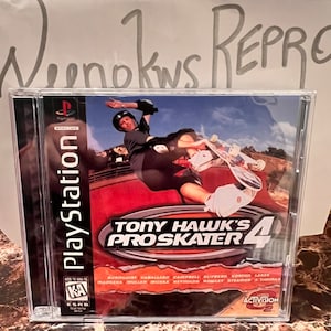 Tony hawks Pro Skater 4 REPRODUCTION CASE No Disc! Ps1