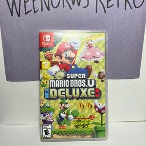 Neu Super Mario Bros. U Deluxe REPRODUKTIONS KOFFER Kein Spiel! Nintendo Switch