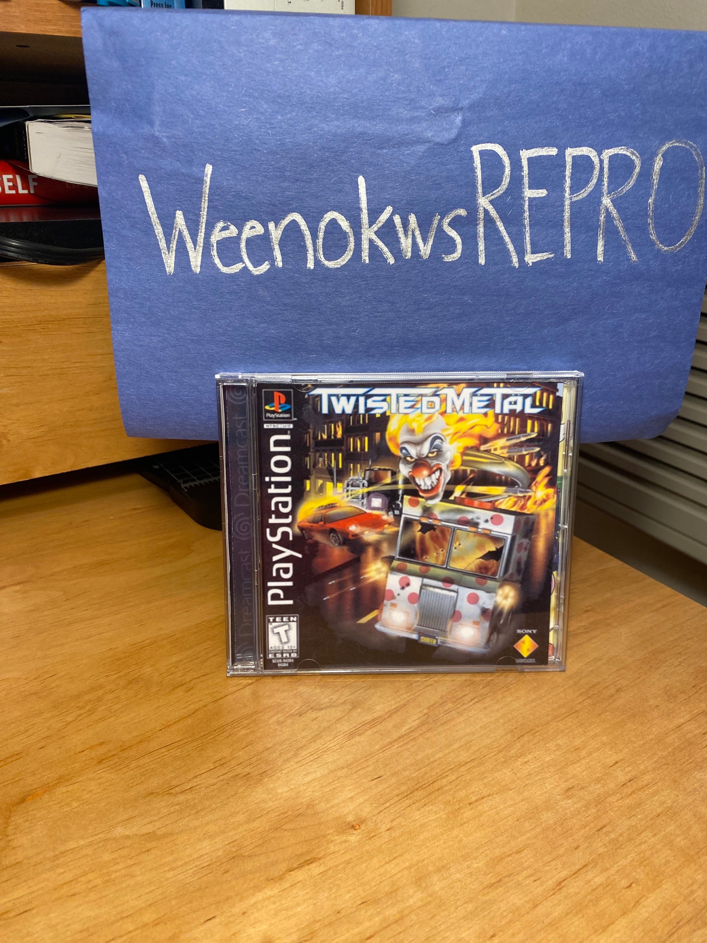 PS1 Case - NO GAME - Twisted Metal 3 