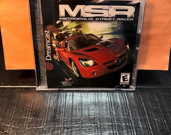 MSR Metropolis Street Racer REPRODUCTION CASE No Disc! Dreamcast