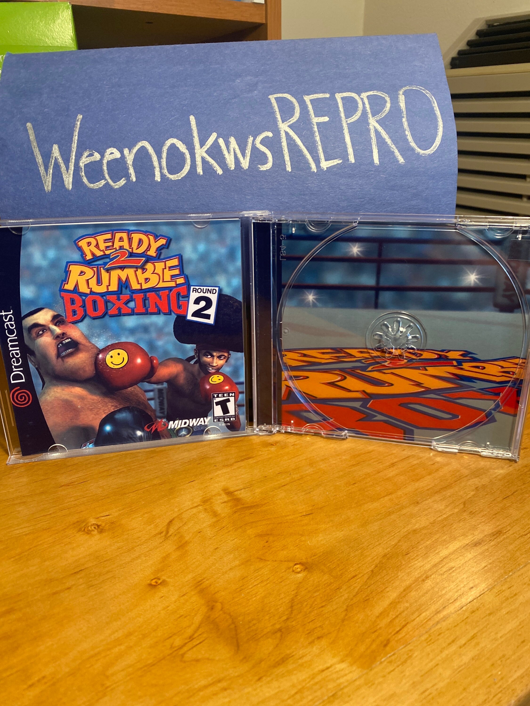 Jeu Ready 2 Rumble Boxing Sur Sega Dreamcast – État Correct – Boîtier Abîmé