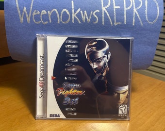 Virtua Fighter 3tb REPRODUCTION CASE No Disc Dreamcast