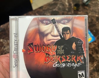 Sword of the Beserk Guts Rage REPRODUCTION CASE No Disc! Dreamcast