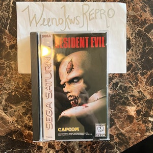 Resident Evil 1 REPRODUCTION CASE No Disc! Sega Saturn
