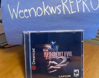 Resident Evil 2 REPRODUCTION CASE No Disc Dreamcast