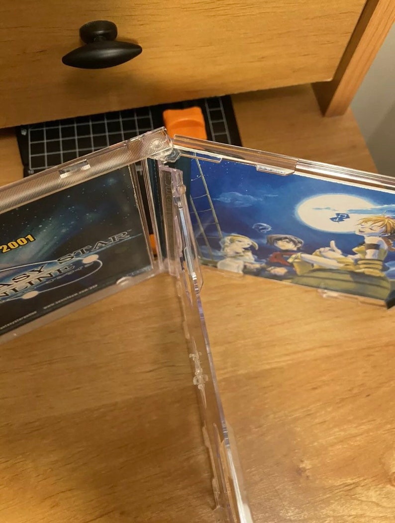 Skies of Arcadia Dreamcast Reproduction CASE & ART only no disc Double Disc Case image 6