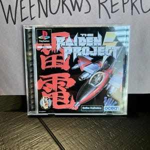 Raiden Project REPRODUCTION CASE No Disc Ps1 Longbox Alternative