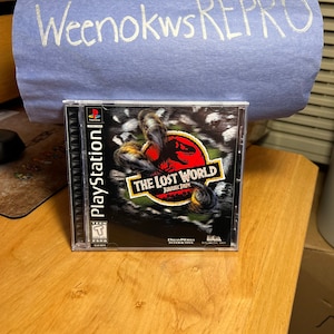 Jurassic Park The Lost World REPRODUCTION CASE No Game!! Ps1