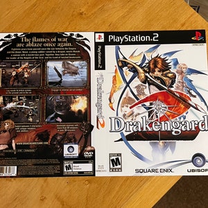 Drakengard 2 REPRODUCTION Art Only! No Disc No Case Ps2