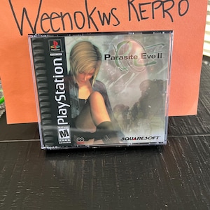 Parasite Eve II 2 REPRODUCTION CASE No Disc Ps1