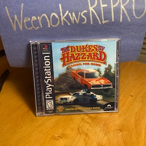 The Dukes of Hazard Racing for Home REPRODUCTION CASE No Disc ps1