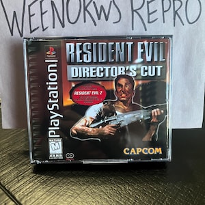 Resident Evil 1 Directors Cut REPRODUCTION CASE No Game! Ps1 Thick Case