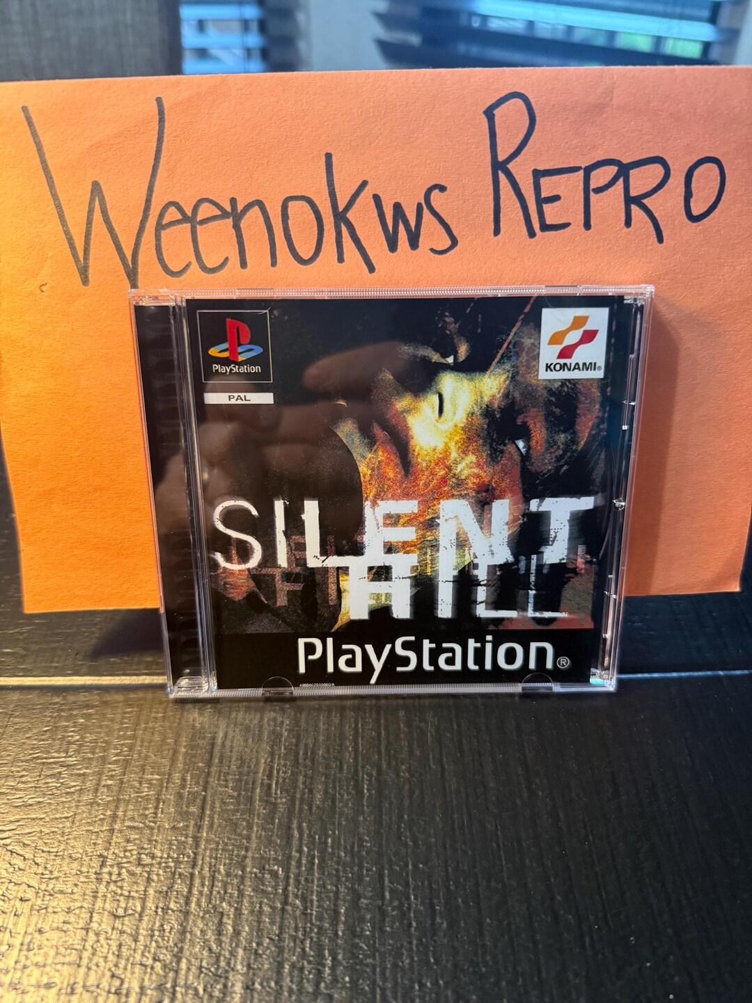 Silent Hill REPRODUCTION CASE No Disc! PAL Version Ps1 UK