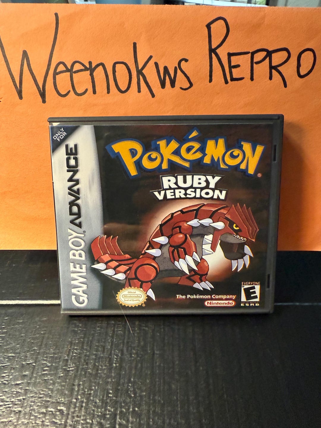 Pokémon Pokemon Ruby Version REPRODUCTION CASE No Game! Nintendo ...