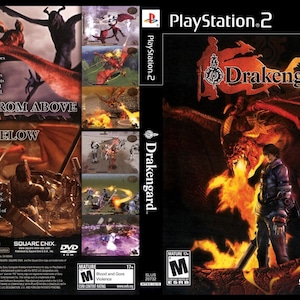 Drakengard 1 REPRODUCTION Art Only! No Disc No Case Ps2