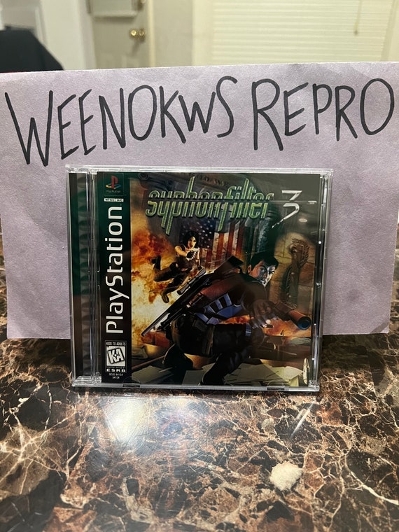 Syphon Filter 3 911 Edition Version REPRODUCTION CASE No Disc